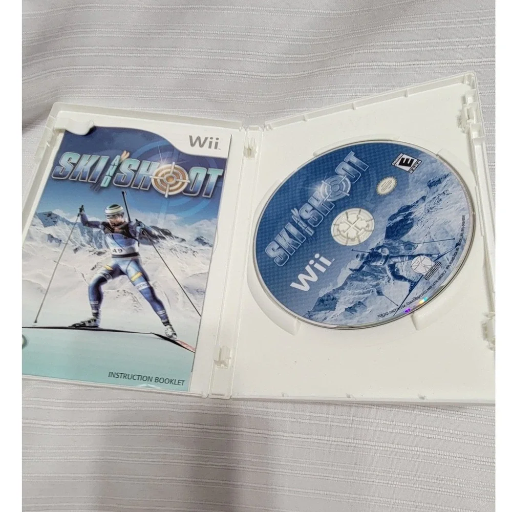 Ski and Shoot Nintendo Wii Game Biathlon Sports Simulation Complete CIB